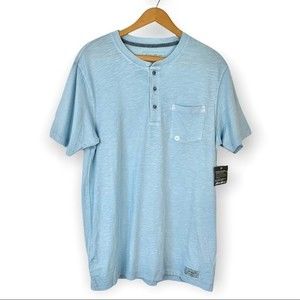 NWT Eddie Bauer Earthwash Slub 100% Cotton Henley Tee